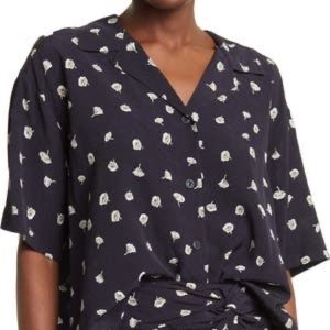 Rag and Bone Silk Blend Top - Reed Floral